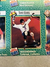 TONY HAWK SI FOR KIDS UNCUT CARD SHEET MAY 1990 RC #152 SPORTS ILLUSTRATED