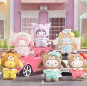 TOPTOY Sanrio Family Latte Baby Plush Doll Series Confirmed Blind Box Figure Toy - Picture 1 of 8