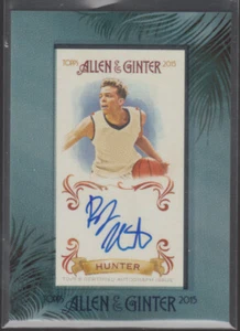 R.J. HUNTER 2015 Topps Allen & Ginter Framed Mini Autographs #AGA-RJH Signed RC - Picture 1 of 2