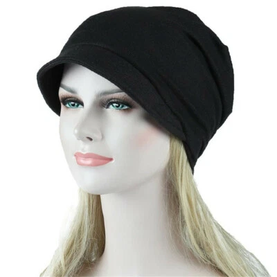 1pc Women Hair Loss Head Scarf Muslim Stretch Cancer Chemo Turban Wraps Cap Hat - Image 1 of 4