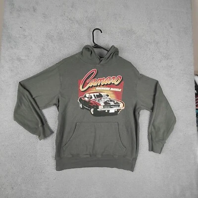 Suéter con Capucha Chevrolet Camaro Para Hombre Verde Medio GM Chevy Muscle Car Foto 1 de 4