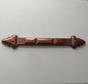 Copper Gutter Straps Downspout Hardware Stamped 1928 Rival Home Building  18” - Picture 1 of 7