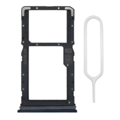 Pour Motorola Moto G54 5G (XT2343-1, XT2343-2) tiroir carte SIM SD support NOIR