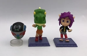 PJ Masks Figures Cake Topper Lot 3 Figures Robot Dragon Head & Wolfie Kid Rip - Picture 1 of 2