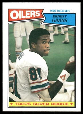 1987 Topps #310 Ernest Givins Houston Oilers Football Card - Image 1 of 2