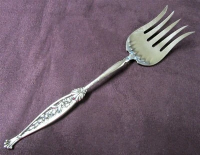 Tenedor para servir pequeño TOLANDIA Rogers ESPECIALIDAD plateado 1892 sin monograma  Foto 1 de 4