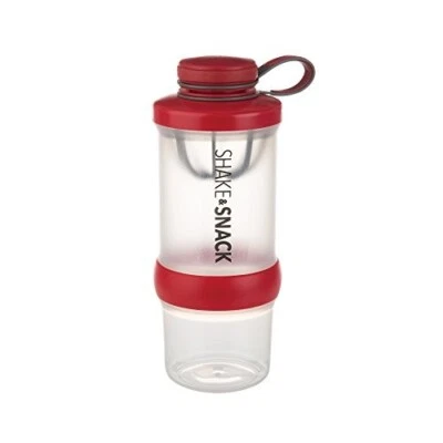 Contenedor para batidos y bocadillos Prep Solutions by Progressive a prueba de fugas, rojo NUEVO Foto 1 de 4