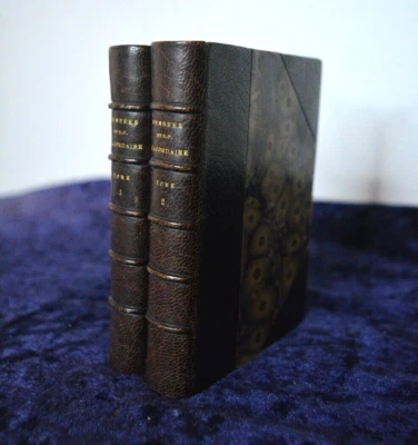 Pensées du R.P. Lacordaire 1889 complet 2 vols livre ancien belle reliure - Photo 1/4