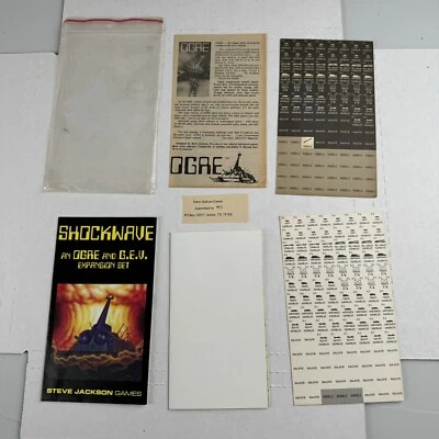 Shockwave 1984 Steve Jackson Games Complete Unused Near Mint Condition - Image 1 of 4