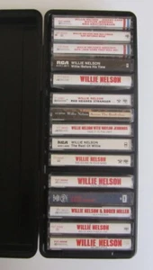 Willie Nelson 15 x Cassette USED Lot - includes free case - Picture 1 of 7