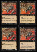 MTG: FOG OF GNATS Urza's Legacy COMMON; played, Excellent condition x4