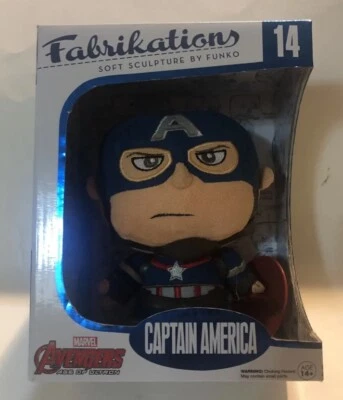 Peluche esculpido Funko Fabrikations CAPTAIN AMERICA #14 Avengers Age of Ultron nuevo en caja Foto 1 de 4