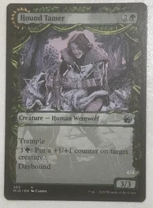 *showcase HOUND TAMER-UNTAMED PUP  Innistrad Midnight Hunt MTG Magic NM - Picture 1 of 2