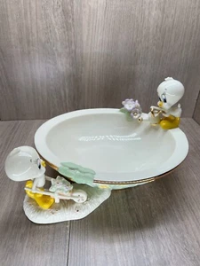 Lenox Looney Tunes Tweety Bird Decor Collection - 24k Gold - Porcelain Garden - Picture 1 of 14
