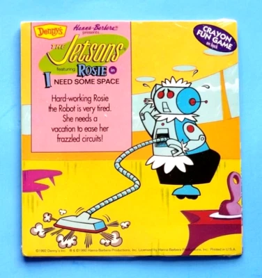 JETSONS Judy Rosie Elroy Astro Juego de 4 Denny's Kids Giveaway Hanna-Barbera 1992 Foto 1 de 4
