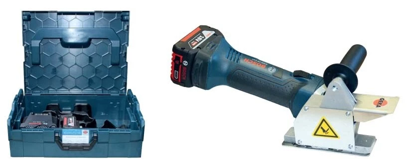 Gutter hook cutter battery 18 V, gutter carrier inlet cutter Geka, gutter hook cutter - Image 1 of 1