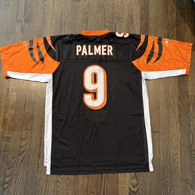 Camiseta Cincinnati Bengals Carson Palmer Talla Grande Reebok Negra Foto 1 de 4