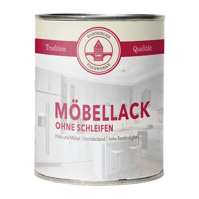 Möbellack ohne schleifen glänzend Möbelfarbe Kreidelack Lack für Möbel Farbe - Bild 1 von 4