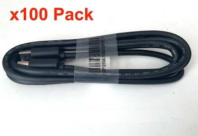 LOT 100 Pack - 6ft DisplayPort to Display Port DP Male Cord Cable Dell 4K HD - Image 1 of 4