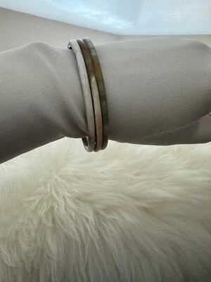Buffalo Horn Bangles | Set of 3 | Matte Finish | Choose Color | NWT - Image 1 of 4