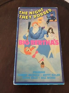 The Night They Robbed Big Bertha's VHS Rare Comedy Paragon cult hicksploitation - Picture 1 of 3