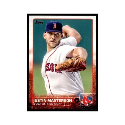 Justin Masterson 2015 Topps #433 Baseball Cards Baseball Card NM - Image 1 of 3