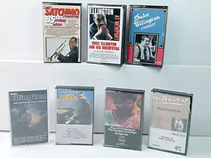 7 Vintage Classic Jazz Cassette Tape Ellington Satchmo Fitzgerald Garner - Picture 1 of 10