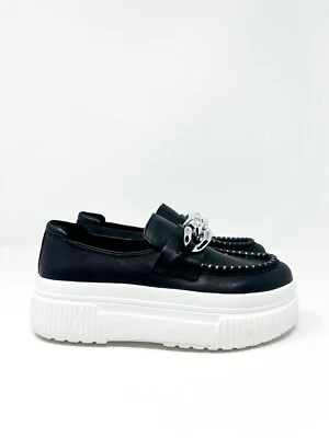 J/Slides Women's Willa Slip On Embellished Platform Loafer Flats 6 US - Image 1 of 4