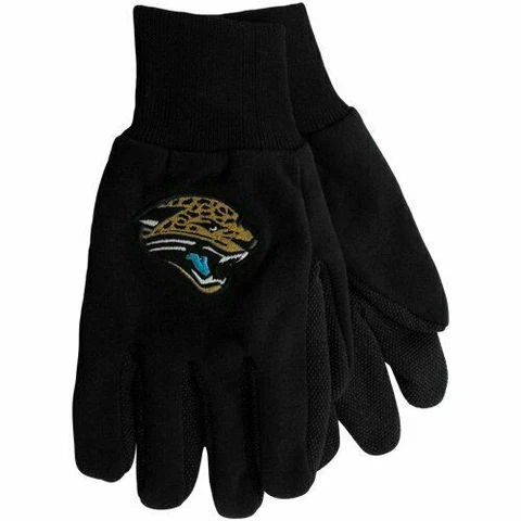 Jacksonville Jaguars Official Winter Utility Gloves OSFM NWT Free Shipping Cover