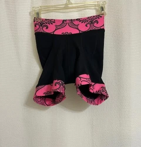 SHEBEEST Women's Triple S Ultimo Padded Cycling/Biking Shorts, Black/Pink, S - Image 1 of 4