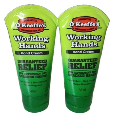 2 x O'Keeffe'S Working Hands Creme Garantierte Linderung Extrem Trocken Rissig 60 G