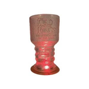 Lord of the Rings Fellowship of the Ring Light Up Goblet Burger King 2001 Glass - Picture 1 of 5