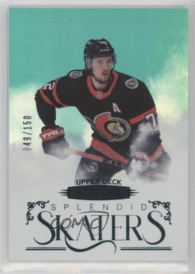 2022-23 Upper Deck Stature Splendid Skaters Green /150 Thomas Chabot #SS-7 - Image 1 of 2