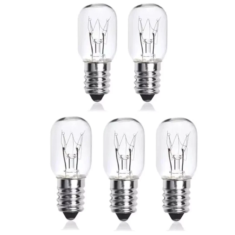 E14 15W Screw Salt Lamp Bulbs 5 Pack 230V Scentsy Warmer Bulb Small Edison Screw - Image 1 of 2