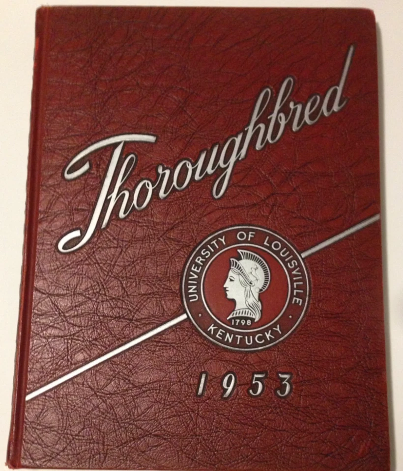 Raro Anuario 1953 Universidad de Louisville Kentucky Johnny Unitas Fútbol UL Foto 1 de 3