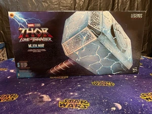MARVEL LEGENDS - Martillo Electrónico Hasbro Series Thor Mjolnir + Luces y Sonido FX - Imagen 1 de 6