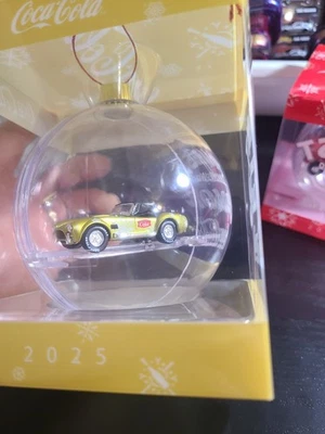 2025 M2 Machines Christmas Ornament  - Coca-Cola 1965 Ford Shelby Cobra🌲🌲 - Image 1 of 4