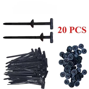 20PCS Heavy Duty Self-Locking Zip Ties Holder Nylon Universal Cable Tie Buckle1 - Picture 1 of 4