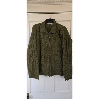 Aran Crafts 100% merino wool zip cardigan, size XXL  - Image 1 of 4