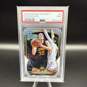 Caitlin Clark 2022 Bowman Chrome University Image Variation #50 Iowa RC PSA 9 - Picture 1 of 1