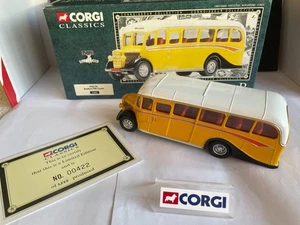Corgi Bedford OB Bus Model Number 33802 Malta Yellow New Old Stock Boxed - Picture 1 of 9