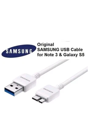 Samsung ET-DQ11Y1WE OEM Original 3FT USB 3.0 Galaxy S5/Note3 Charging Data Cable - Image 1 of 2