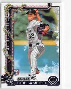 2025 Topps Holiday RC #H130 Chase Dollander - Bild 1 von 2