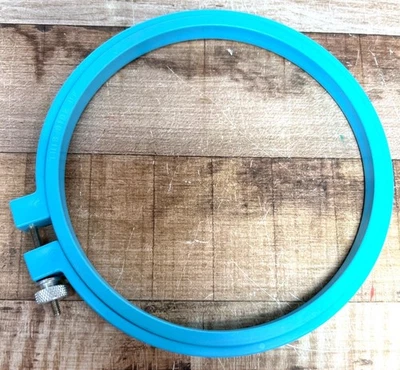 Plastic Embroidery Hoop For Needlework 5.5" Diameter Adjustable Screw Marked 5 - Image 1 of 3