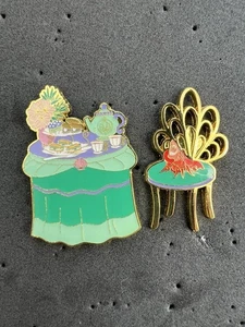 Loungefly Prinzessin Tea Party Arielle Tisch Stuhl Set Mystery Boxlunch Disney Pin - Bild 1 von 2