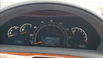 2000-2006 S Class OE Speedometer Gauge Cluster 77K Miles Mercedes-Benz - Image 1 of 4