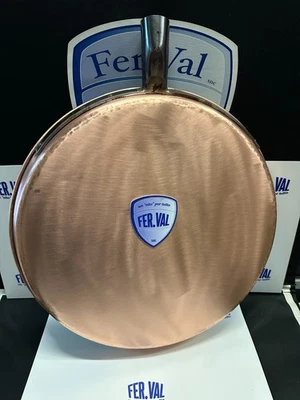 PADELLA IN RAME BORLENGHI ZAMPANELLE PROFESSIONALE  STAGNATA TUTTO MADE IN ITALY - Immagine 1 di 4