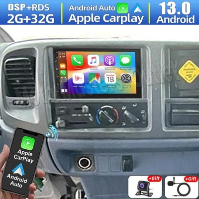 7'' Android 13 Carplay For 2005-2020 Hino 165 268 308 Truck Car Stereo Radio GPS - Image 1 of 4