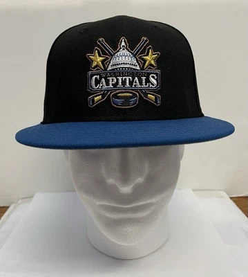New Era Washington Capitals Fitted Hat Size 7 3/8 - Image 1 of 4