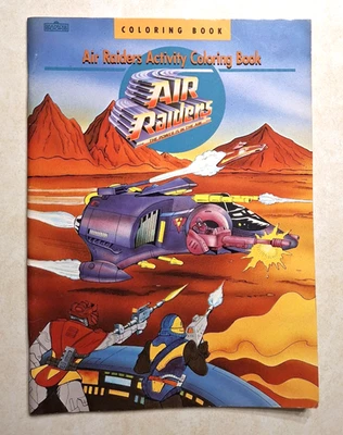 Vintage Hasbro Air Raiders 1988 Coloring Activity Book Marvel Books 1980s UNUSED - Image 1 of 4
